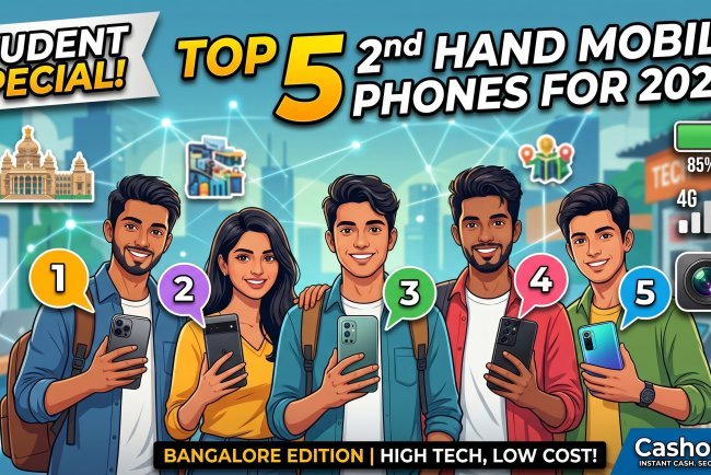 Top 5 2nd Hand Mobile Phone Models for Students in Bangalore for 2026