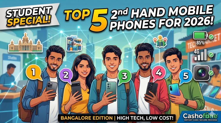 Top 5 2nd Hand Mobile Phone Models for Students in Bangalore for 2026